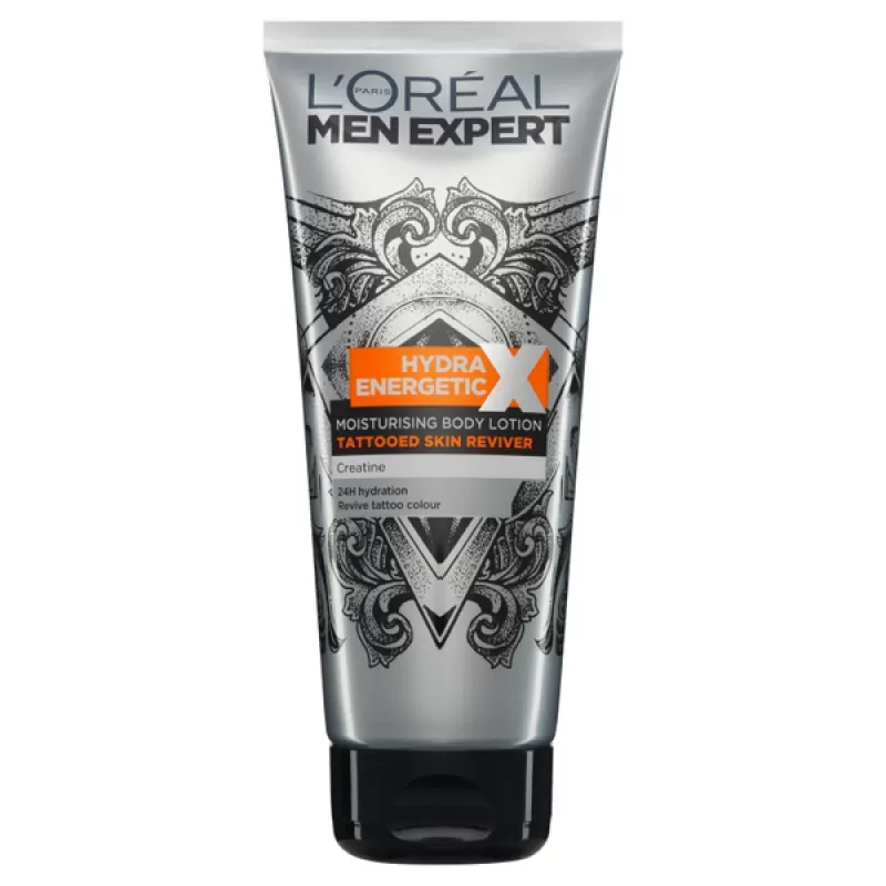 Sữa dưỡng thể hình xăm L'Oreal Men Expert Hydra Energetic Tattoo Reviver Lotion - 200ml