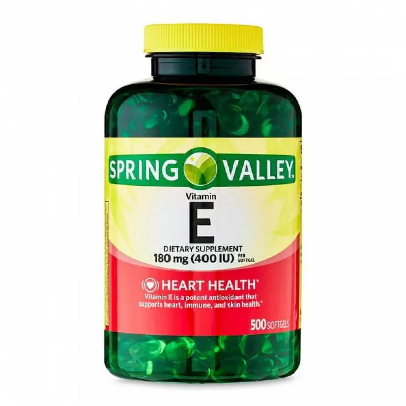 Vitamin E Spring Valley 180mg 400IU [Mỹ]