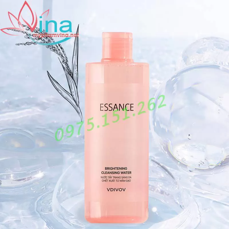 Nước Tẩy Trang Essance Brightening Dưỡng Sáng Da Chiết Xuất Từ Mầm Gạo 290ml