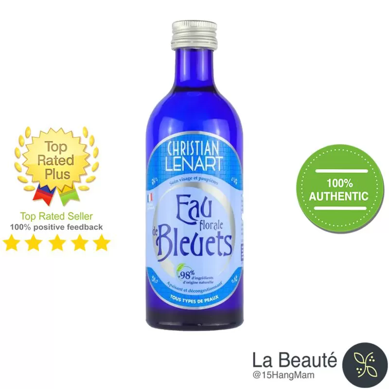 Christian Lenart Eau Florale De Bleuet 200ml - Nước Hoa Hồng Hoa Xa Cúc Lam [Nhập Khẩu Chính Hãng] 200ml