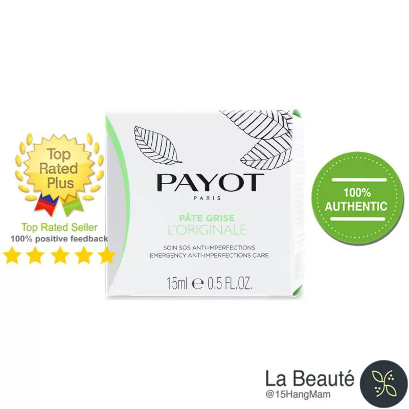 Payot Pate Grise Emergency Anti-Imperfections Care - Kem Chấm Trị Mụn Giảm Dầu & Tấy Đỏ Da 15ml