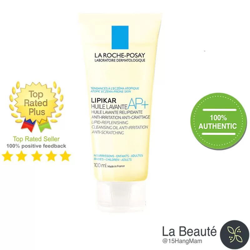 La Roche-Posay Lipikar Huile Lavante AP+ - Dầu Tắm Toàn Thân Cho Da Nhạy Cảm 100ml