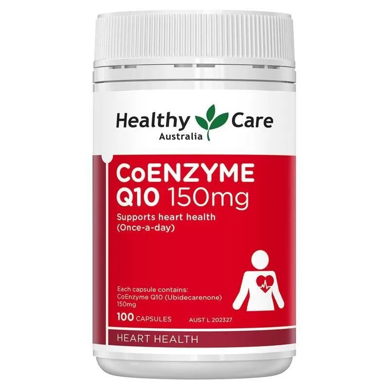 Viên uống hỗ trợ tim mạch Coenzyme Q10 150mg Healthy Care 100 viên, Úc