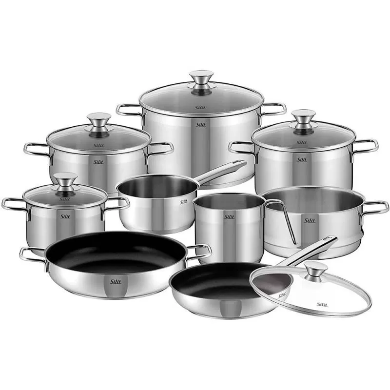 Bộ Nồi Chảo Silit Pisa 10 Món, Nhập khẩu Đức & UK