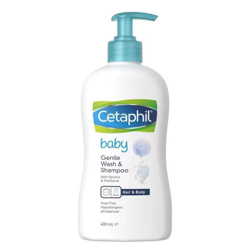 Sữa Tắm Gội Toàn Thân Cetaphil Baby Gentle Wash Shampoo(400ml), Úc
