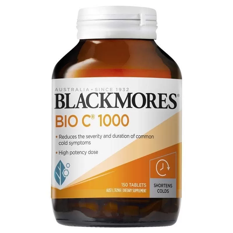 Viên uống bổ sung Vitamin C Blackmores Bio C 1000,150 viên, Úc