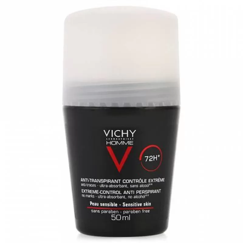 Lăn khử mùi Vichy đen 72h cho Nam, 50ml Pháp