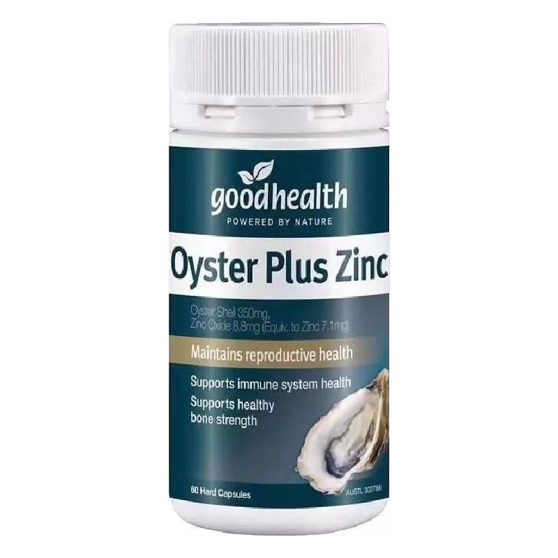 Tinh chất hàu biển Úc Oyster Plus Zinc (60 viên) tăng cường sinh lý & hỗ trợ nam giới