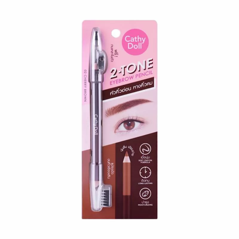 Chì kẻ mày Cathy Doll Two Tone Eye Brow Pennsylvania 2 màu - Giá cực rẻ