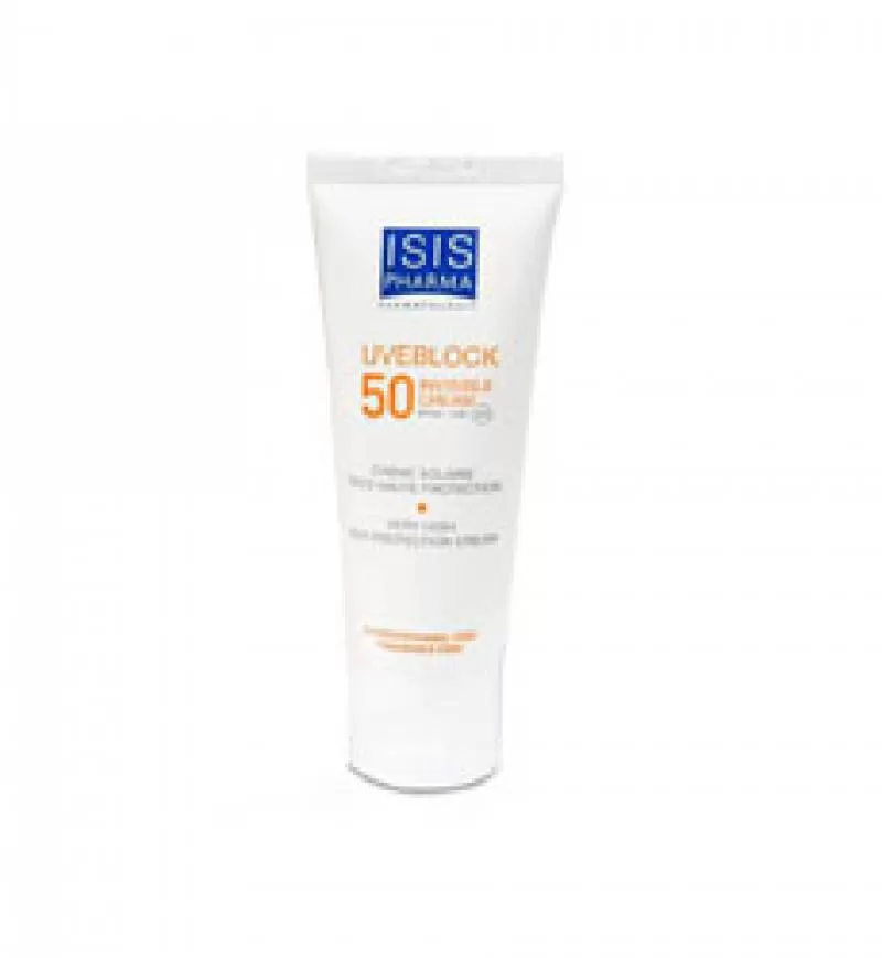 Kem chống nắng ISIS Pharma không màu Uveblock Invisible Cream SPF 50