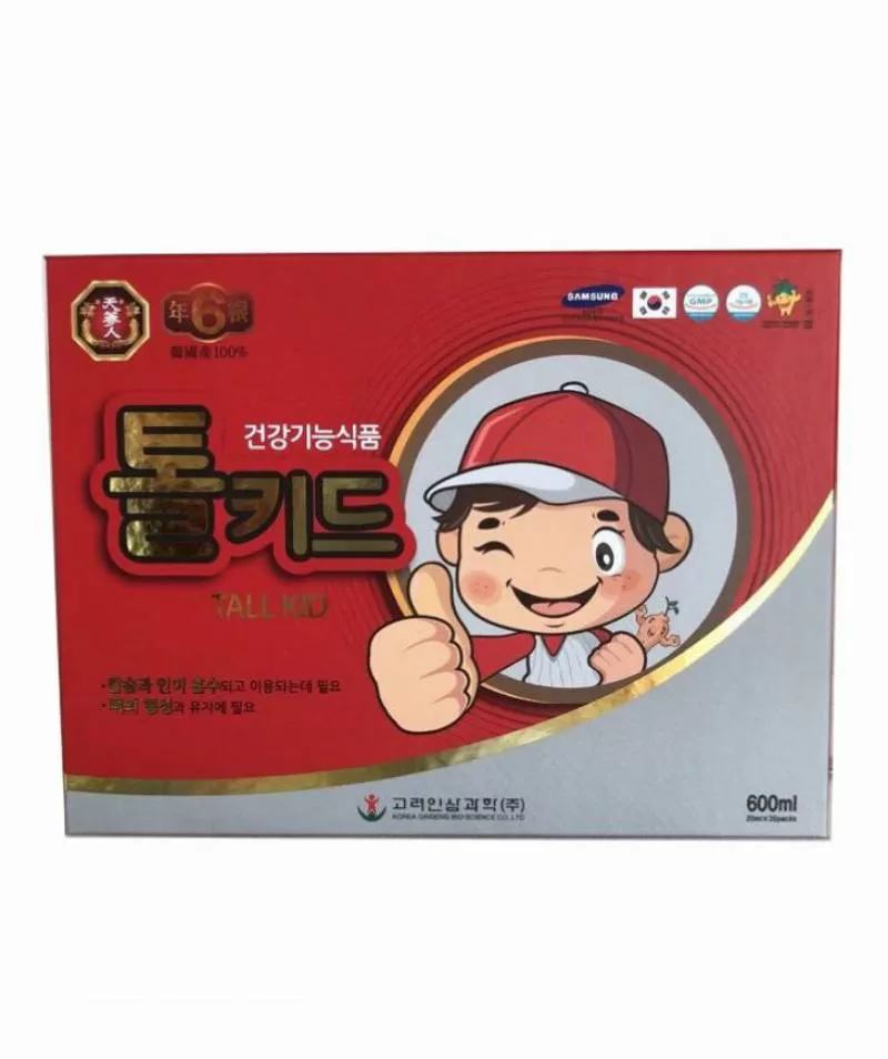 Nước Hồng Sâm trẻ em BIO Hàn Quốc hộp 30 gói * 10g (Tall Kid)