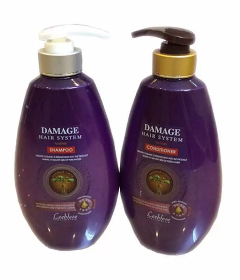 Cặp dầu gội xả Leeblese Damage Hair System