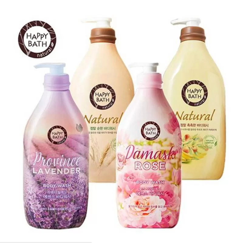 Sữa tắm Happy Bath Natural chai 900ml