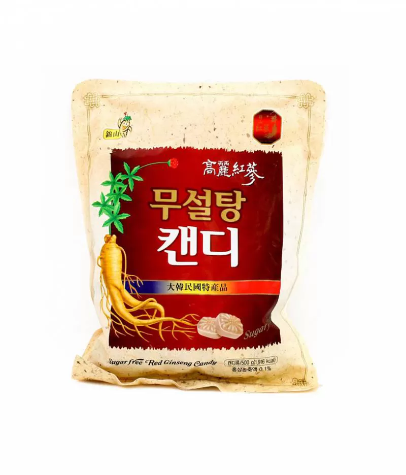 Kẹo hồng sâm không đường 500gram