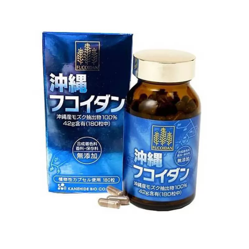 Viên uống Okinawa Fucoidan Kanehide Bio - Fucoidan xanh 180 viên Nhật Bản - GIMEDI