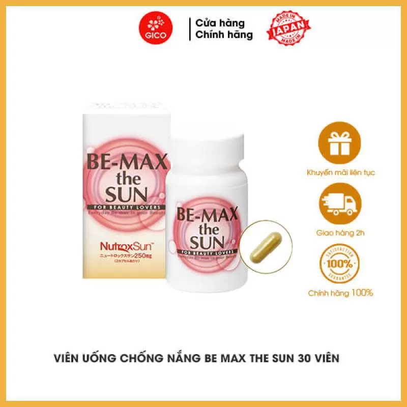 Bemax Sunscreen Tablets 30 Capsules - GIMEDI