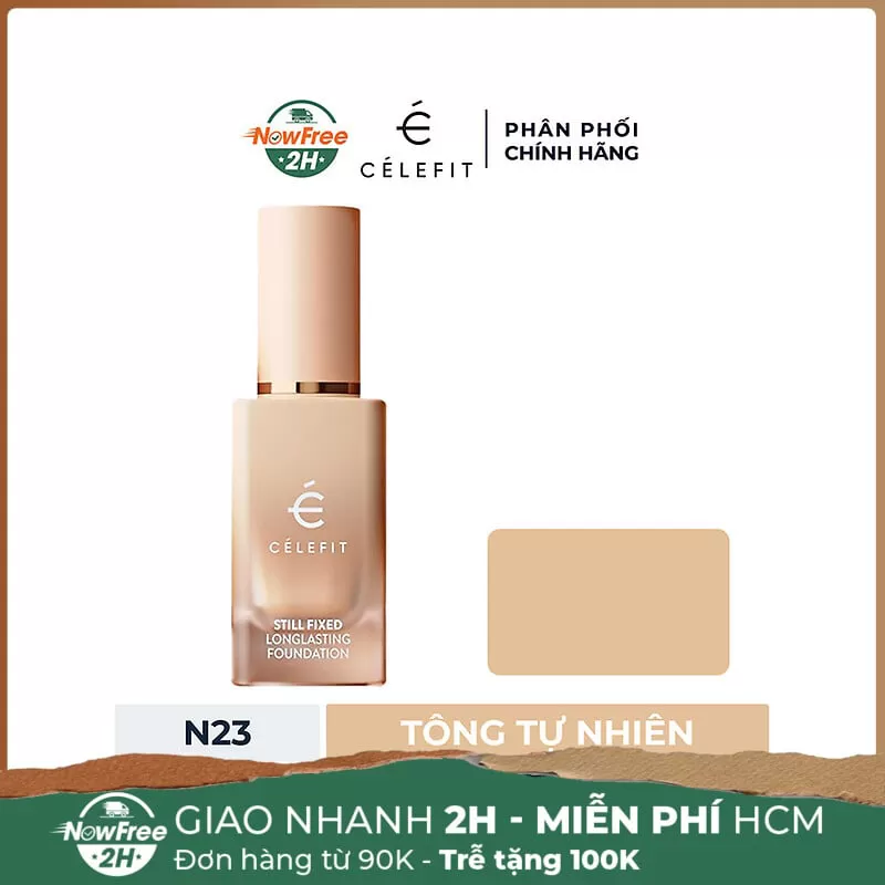 Kem Nền Celefit Mịn Nhẹ Lâu Trôi - N23 Tông Tự Nhiên 30ml