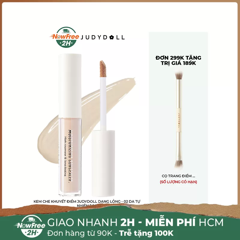 Kem Che Khuyết Điểm Judydoll Dạng Lỏng - 02 Da Tự Nhiên 3.2g