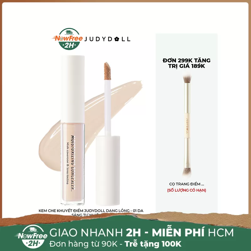 Kem Che Khuyết Điểm Judydoll Dạng Lỏng - 01 Da Sáng Tự Nhiên 3.2g