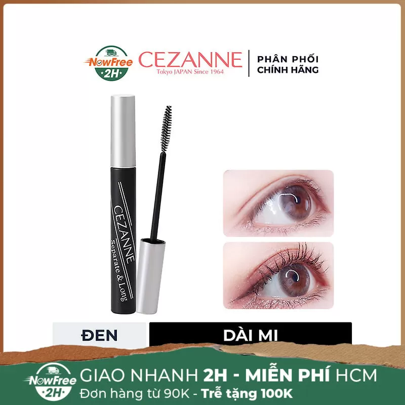 Mascara Cezanne Làm Dài Mi - Màu Đen 5g