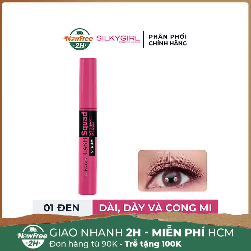 Mascara Silkygirl Làm Dài, Dày Và Cong Mi 4ml