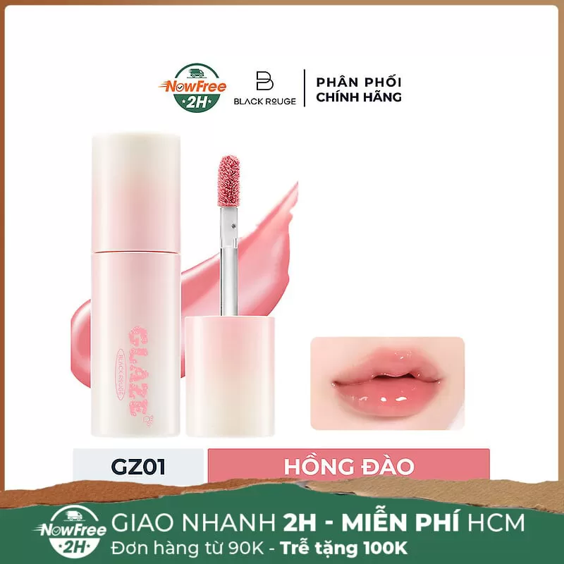 Son Bóng Black Rouge GZ01 Peach Blossom - Hồng Đào 32.8g