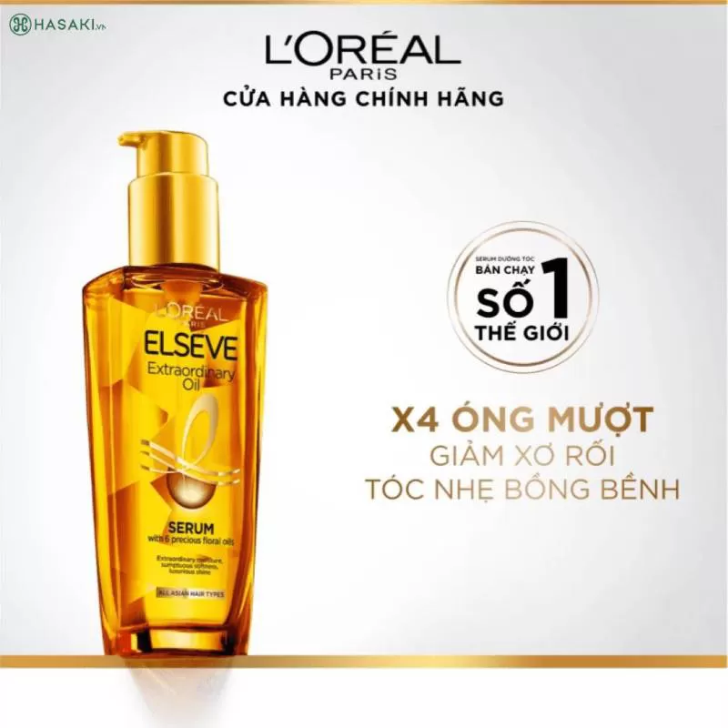 Dầu Dưỡng Tóc L'Oreal Tinh Dầu Hoa Tự Nhiên 100ml