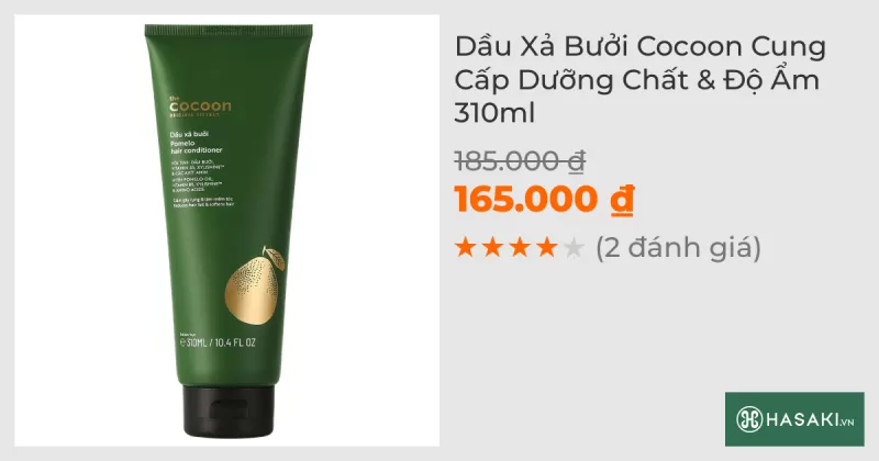 Dầu Xả Bưởi Cocoon Cung Cấp Dưỡng Chất & Độ Ẩm 310ml