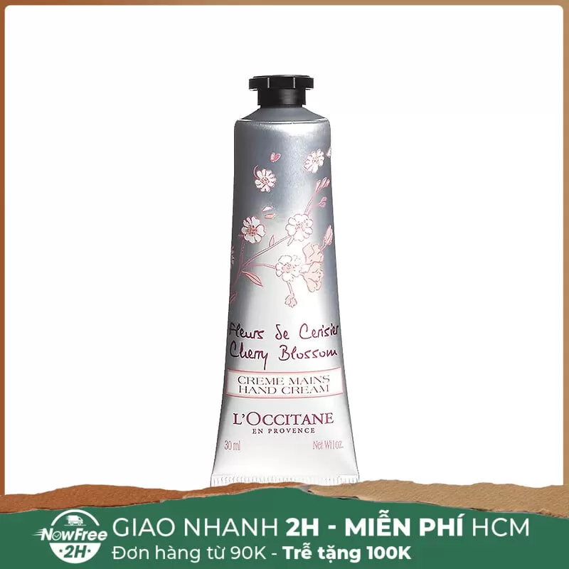 Kem Dưỡng Tay L'Occitane Hoa Anh Đào Làm Mềm Da 30ml