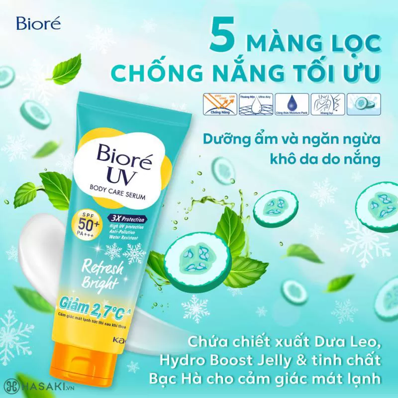 Serum Chống Nắng Dưỡng Thể Bioré Sáng Da Mịn Màng 150ml