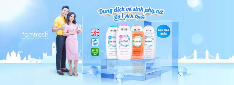 Dung Dịch Vệ Sinh Phụ Nữ Femfresh Cao Cấp Hằng Ngày 250ml