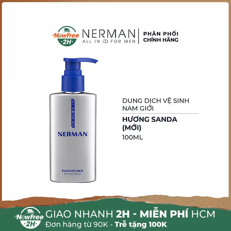 Dung Dịch Vệ Sinh Nam Giới Nerman Sanda Perfume 100ml (Mới)