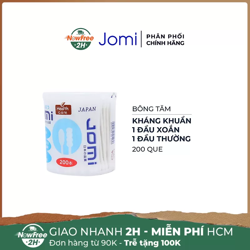 Bông Tăm JOMI Kháng Khuẩn (200 Que)