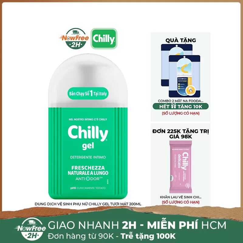 Dung Dịch Vệ Sinh Phụ Nữ Chilly Gel Tươi Mát 200ml