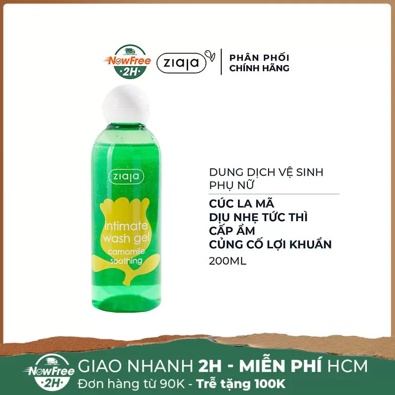 Dung Dịch Vệ Sinh Phụ Nữ Ziaja Từ Cúc La Mã 200ml