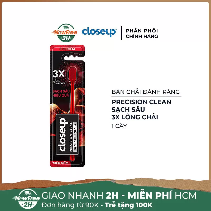 Bàn Chải Đánh Răng Closeup Precision Clean Sạch Sâu (1 Cây)