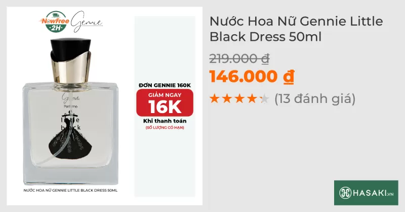 Nước Hoa Nữ Gennie Little Black Dress 50ml