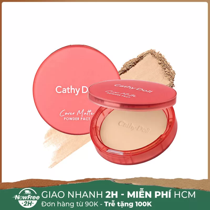 [HSD 05/2025] Phấn Nền Cathy Doll Mịn Lì 01 Ivory - Da Sáng Hồng 12g