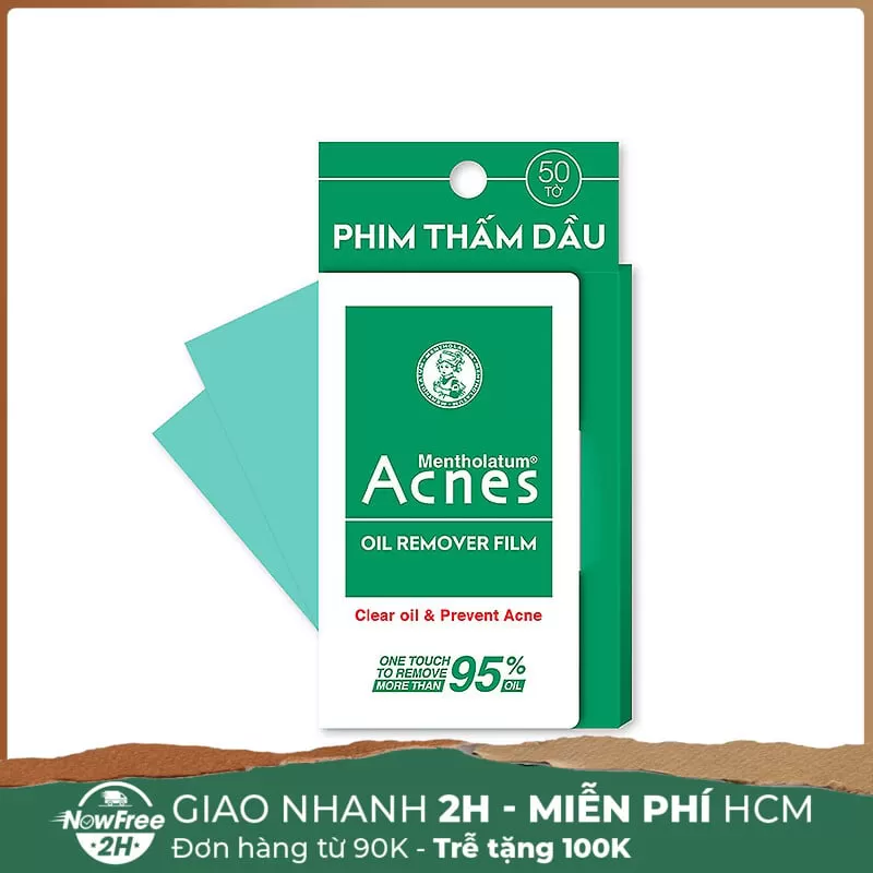 [HSD 11/2025] Phim Thấm Dầu Acnes Oil Remover Film 50 Tờ