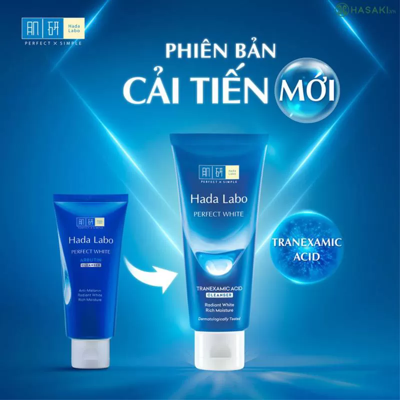 Kem Rửa Mặt Hada Labo Sạch Sâu, Dưỡng Sáng Da 80g