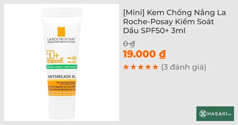 [Mini] Kem Chống Nắng La Roche-Posay Kiểm Soát Dầu SPF50+ 3ml