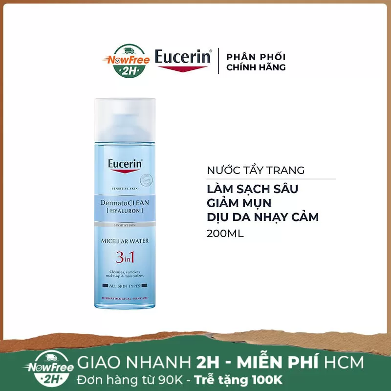 Nước Tẩy Trang Eucerin Dịu Nhẹ Cho Da Nhạy Cảm 200ml