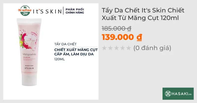 Tẩy Da Chết It's Skin Chiết Xuất Từ Măng Cụt 120ml