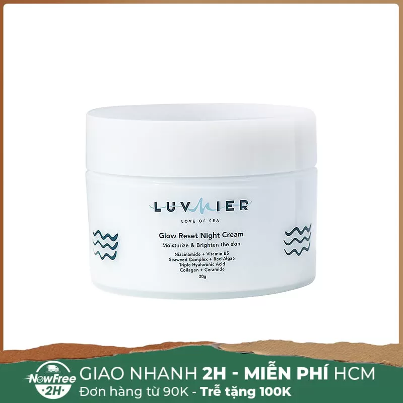 [HSD 08/2025] Kem Dưỡng Luvmier Làm Sáng Da Ban Đêm 30g