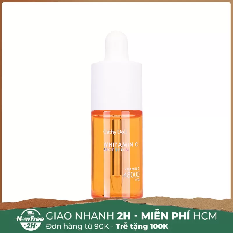 [HSD 08/2025] Serum Cathy Doll Vitamin C Dưỡng Sáng, Mờ Thâm 30ml