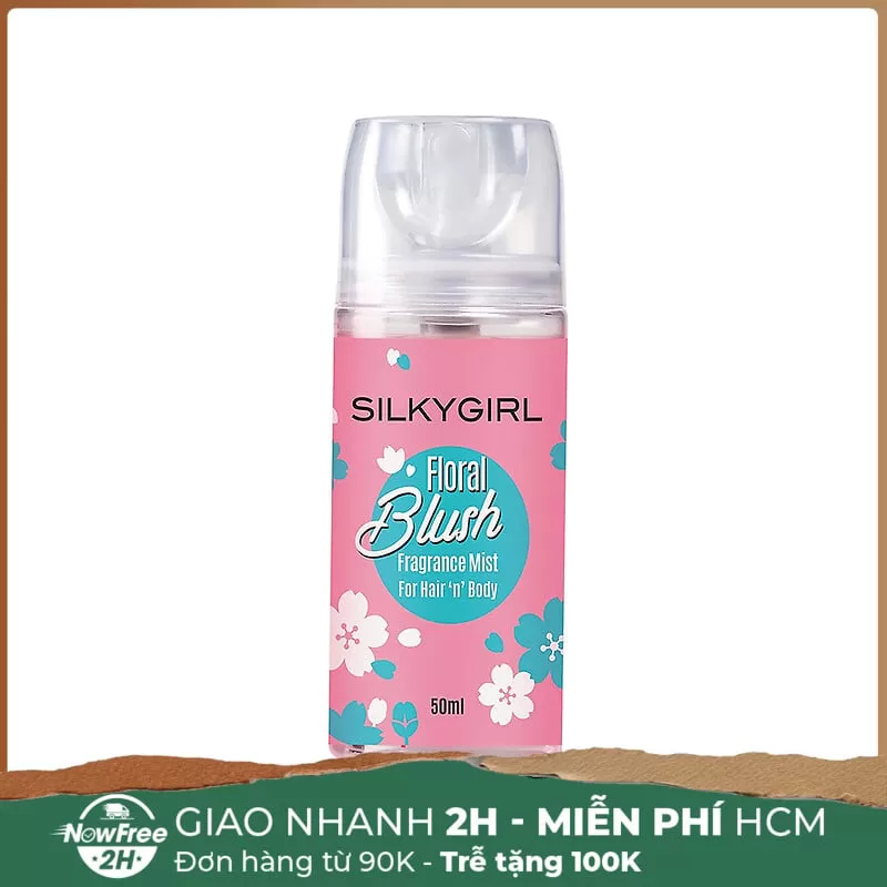 [HSD 08/2025] Xịt Thơm Toàn Thân Và Tóc Silkygirl Hương Floral Blush 50ml