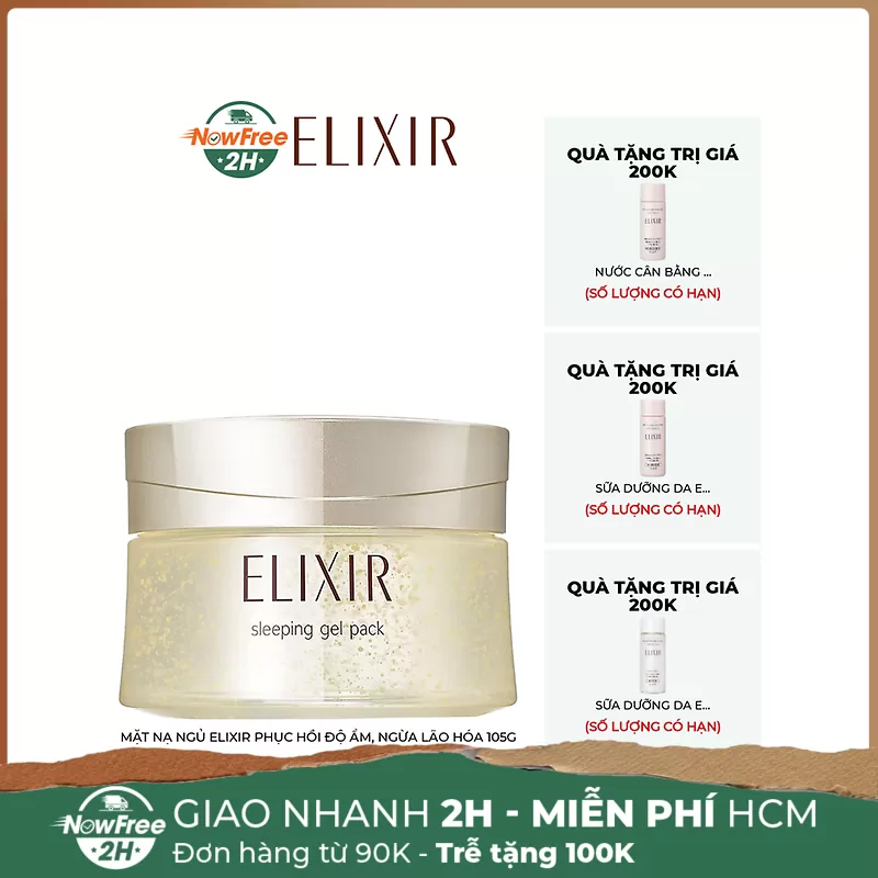 Mặt Nạ Ngủ Elixir Phục Hồi Độ Ẩm, Ngừa Lão Hóa 105g