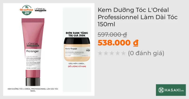 Kem Dưỡng Tóc L'Oréal Professionnel Làm Dài Tóc 150ml