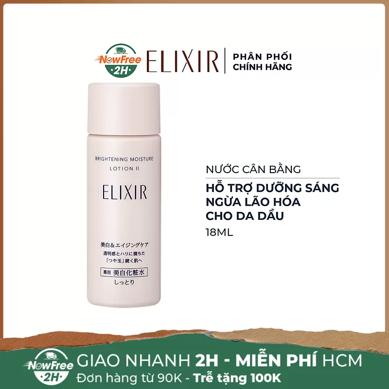 [Mini] Nước Cân Bằng Elixir Hỗ Trợ Dưỡng Sáng, Ngừa Lão Hóa 18ml