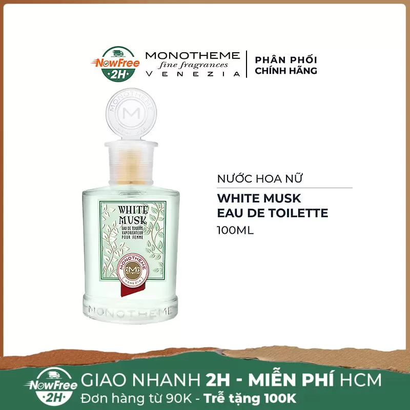 Nước Hoa Nữ Monotheme White Musk EDT 100ml